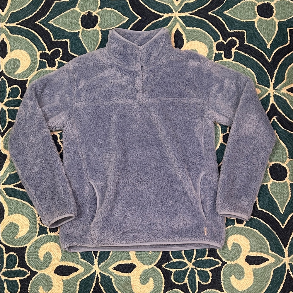 Eddie Bauer Soft Blue Fleece Top